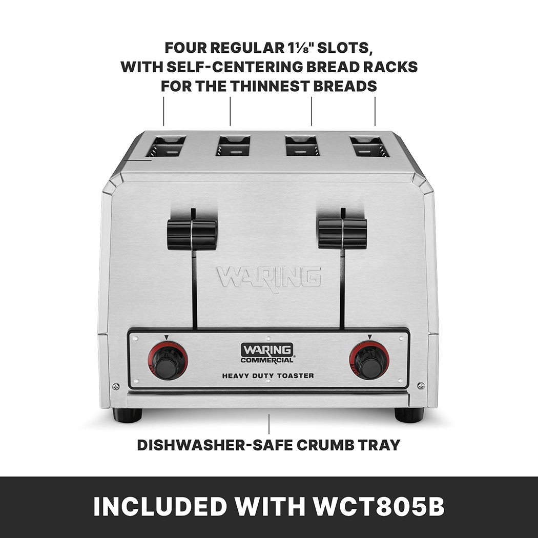 Heavy-Duty 4-Slot Toaster, 208 Volt